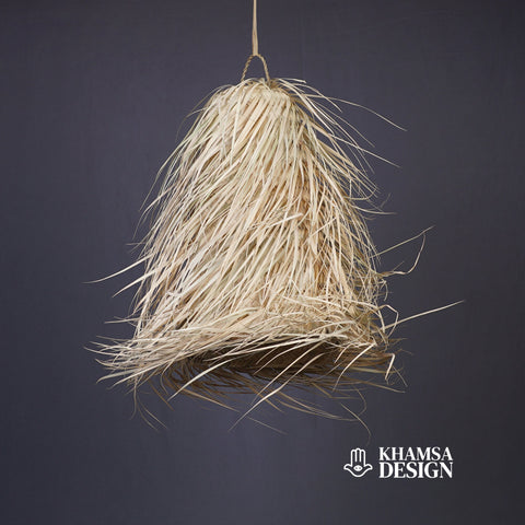 Suspension paille - fibres naturelles - Bohème
