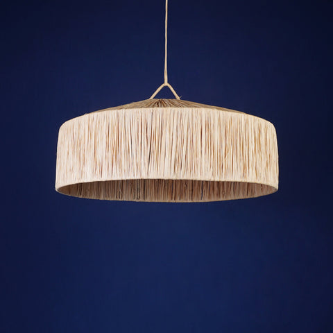 Nouveau style la vague lustre lampe marocaine fait main rotin Suspension en osier naturel, suspension doum ajourée