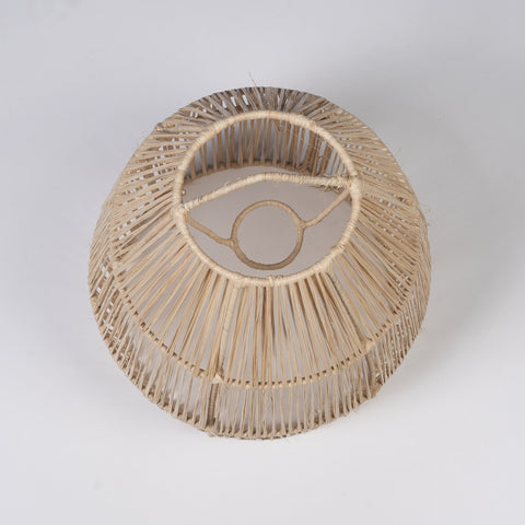 Suspension cloche en raphia Abat-jour H25 cm