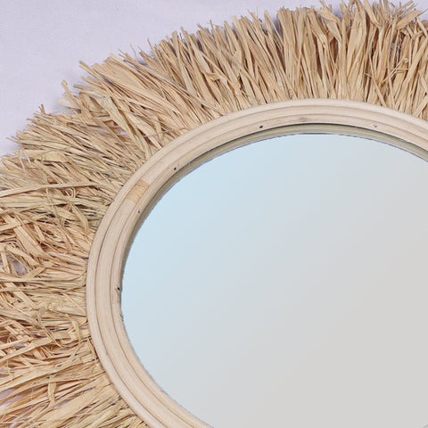 Miroir Raphia