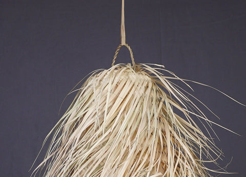 Suspension paille - fibres naturelles - Bohème