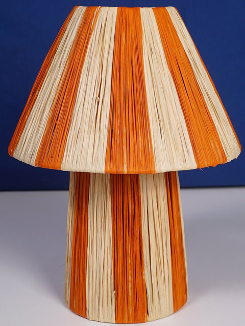 Lampe en raphia Lampe en raphia naturel, abat-jour en raphia, ABAT-JOUR DE TABLE Marocain fait main en rotin, abat-jour en osier, paille