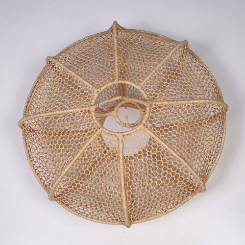 Suspension en dentelle de raphia abat-jour en dentelle