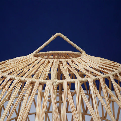Suspension en raphia abat-jour H40 cm