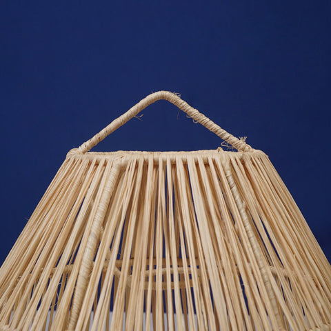 Suspension cloche en raphia Abat-jour H25 cm