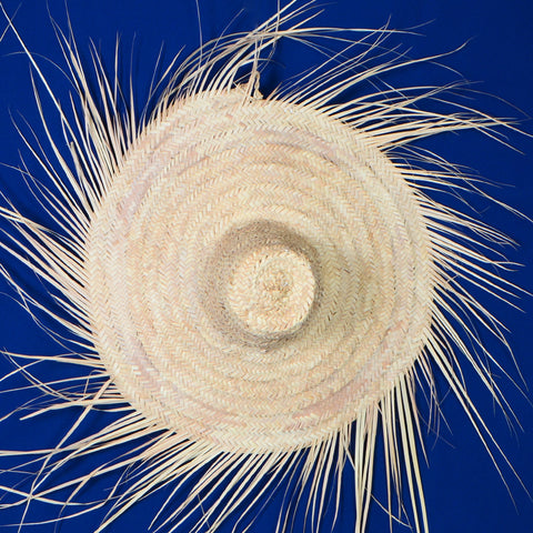 Chapeau mural en paille 60 cm