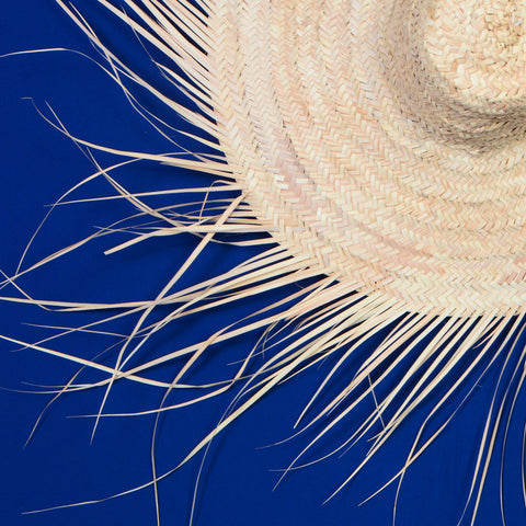 Chapeau mural en paille 60 cm