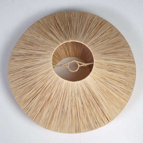 Suspension plate en raphia