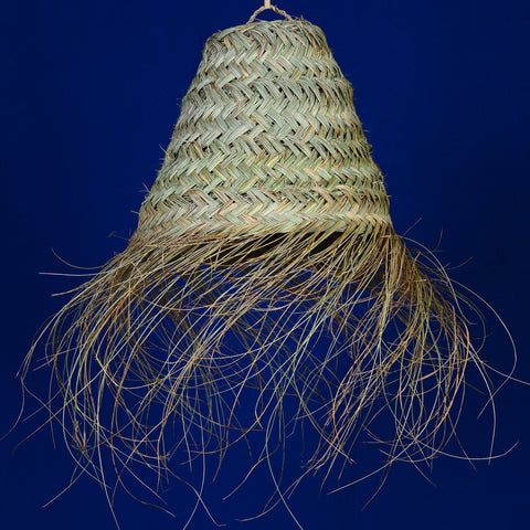 Petite suspension doum à franges Ø30cm