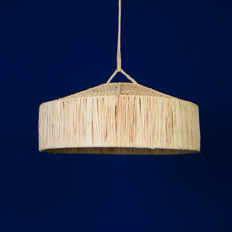 Suspension en raphia - Parasol