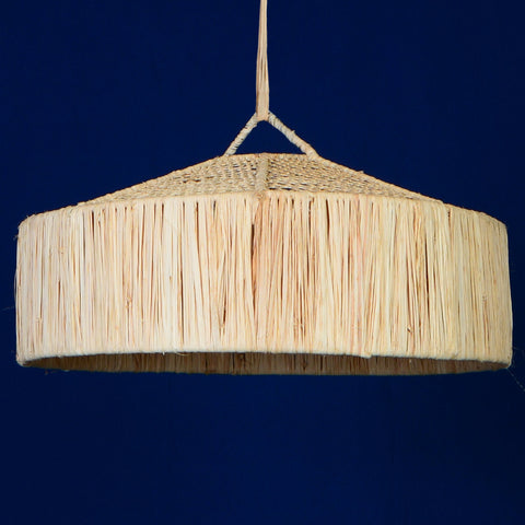 Suspension en raphia - Parasol
