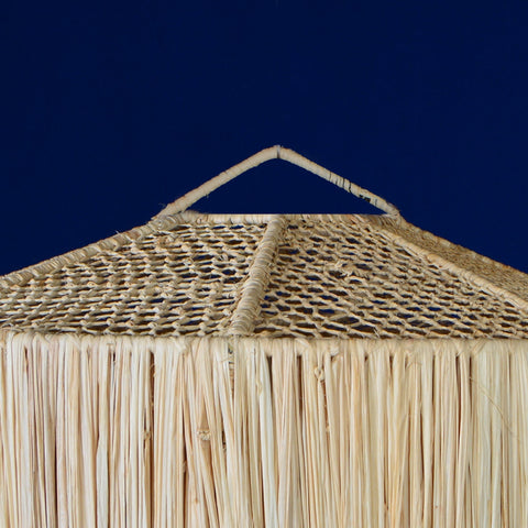 Suspension en raphia - Parasol
