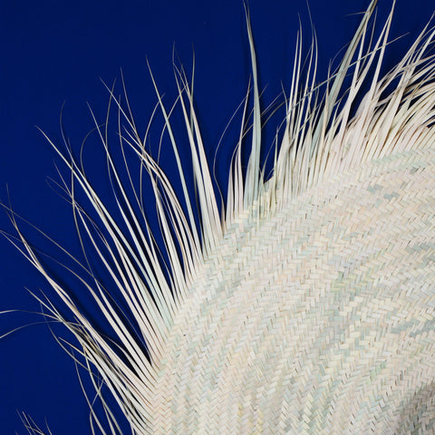 Chapeau mural en paille 100 cm