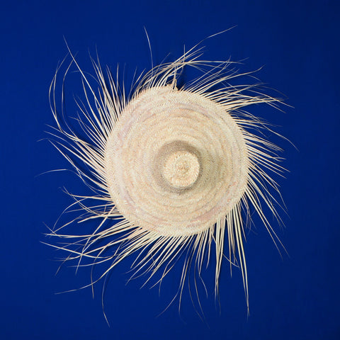 Chapeau mural en paille 60 cm