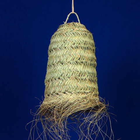 Suspension tube doum à franges Ø30cm