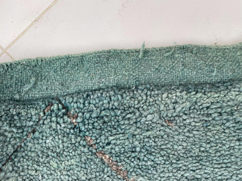 Moroccan Rug, Handmade beni Rug, Authentic Moroccan Rug, Abstract Berber Rug, green Wool Rug, Sheep Wool Rug, Bohemian,Beni ourain  rug