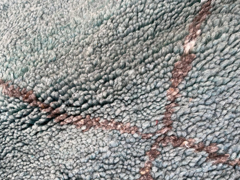 Moroccan Rug, Handmade beni Rug, Authentic Moroccan Rug, Abstract Berber Rug, green Wool Rug, Sheep Wool Rug, Bohemian,Beni ourain  rug