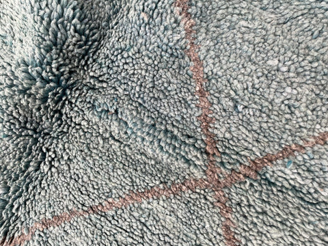 Moroccan Rug, Handmade beni Rug, Authentic Moroccan Rug, Abstract Berber Rug, green Wool Rug, Sheep Wool Rug, Bohemian,Beni ourain  rug