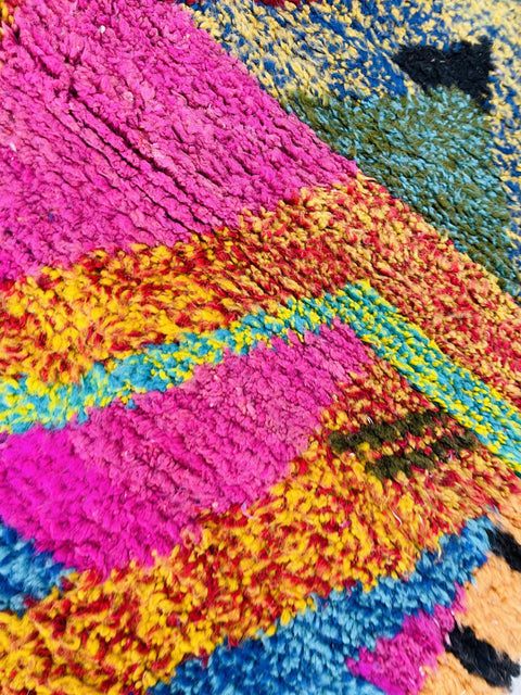 Moroccan Rug, Handmade beni Rug Authentic Moroccan Rug, orange Wool Rug, Sheep Wool Rug, Bohemian Rug,Beni ourain  rug Area rug, Morocco rug