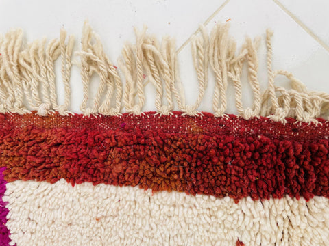 Moroccan Rug, Handmade beni Rug Authentic Moroccan Rug, yellow Wool Rug, Sheep Wool Rug, Bohemian Rug,Beni ourain  rug Area rug, Morocco rug