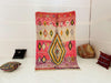Moroccan Berber rug - Vintage Beni ourain rug - Morrocan berber rug - Morocco pink rug - handmade rug - Genuine lamb wool - Berber wool rug