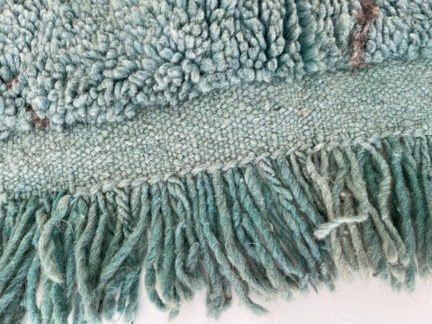 Moroccan Rug, Handmade beni Rug, Authentic Moroccan Rug, Abstract Berber Rug, green Wool Rug, Sheep Wool Rug, Bohemian,Beni ourain  rug