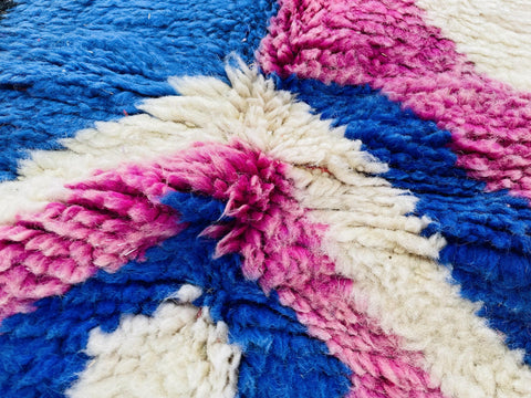 Moroccan Rug, Handmade beni Rug Authentic Moroccan Rug, Wool Rug, Sheep Wool Rug, Bohemian Rug,Beni ourain  Pink Moroccan Rug, Morocco rug