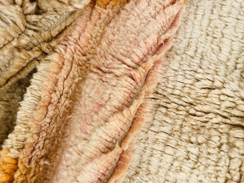 Moroccan Rug, Handmade beni Rug Authentic Moroccan Rug, yellow Wool Rug, Sheep Wool Rug, Bohemian Rug,Beni ourain  rug Area rug, Morocco rug