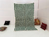 Green and White Checkered Rug, Vintage Moroccan Rug, Modern Moroccan Rug, Checkerboard Rug, Handmade Vintage Moroccan Rug, Soft Color Rug