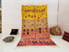 Moroccan Rug, Handmade beni Rug Authentic Moroccan Rug, yellow Wool Rug, Sheep Wool Rug, Bohemian Rug,Beni ourain  rug Area rug, Morocco rug