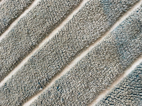 Moroccan Rug – Beni Ourain Rugs - Handmade rug - Gray rug – 6.8x9.7 Feet Carpet - living room rug - Bohemian Rug