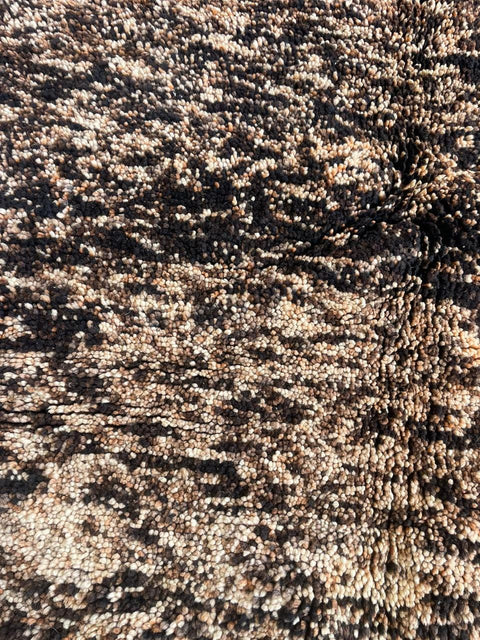 Moroccan Rug – Beni Ourain Rugs - Handmade rug - Brown rug  – 5.1x8.3 Feet Carpet - living room rug - Moroccan carpet - Bohemian Rug