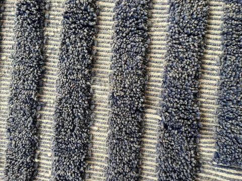 Moroccan Rug – Beni Ourain Rugs - Handmade rug - Gray rug  – 6.6x9.8 Feet Rug - living room rug - Moroccan carpet