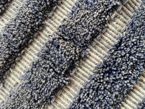 Moroccan Rug – Beni Ourain Rugs - Handmade rug - Gray rug  – 6.6x9.8 Feet Rug - living room rug - Moroccan carpet