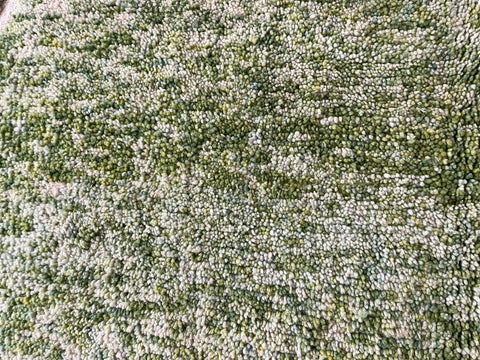 Moroccan Rug – Beni Ourain Rugs - Handmade rug - Green rug – 6.3x9.5 Feet Carpet - living room rug - oriental Rug