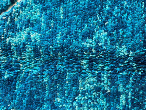 Moroccan Rug – Beni Ourain Rugs - Handmade rug - turquoise rug – 6.6x9.5 Feet Carpet - living room rug - Bohemian Rug