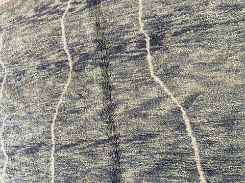Moroccan Rug – Beni Ourain Rugs - Handmade rug - Gray rug – 6.1x9.4 Feet Rug - living room rug - oriental Rug - Moroccan carpet