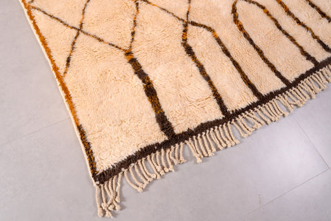 Ait Bouguemez Geometric Moroccan Mrirt Rug: Timeless Symmetry for Inspired Interiors