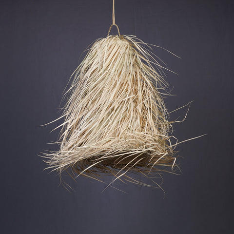 Straw suspension - natural fibers - Boho