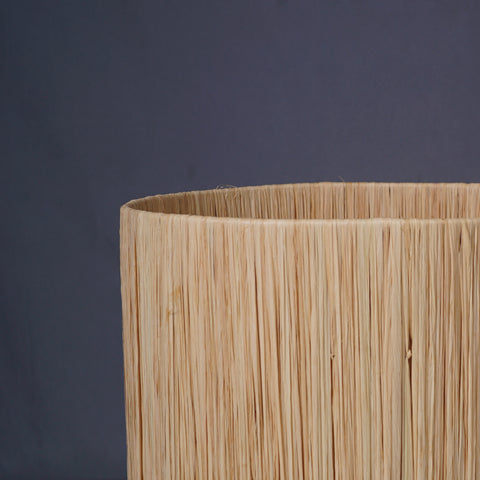 Raffia pendant lampshade