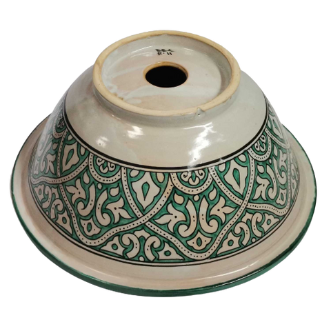 Moroccan handcrafted Ceramic sink,handmade bathroom vessel sink,washbasin for bathroom & kitchen,farmhouse sink,Moroccan sink bowl, handcrafted bathroom sink,handmade sink