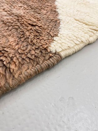 Modern Brown Gold contemporary design Beni Ourain rug Berber area Moroccan Mrirt 8x10 rugs | wool handmade Moroccan 9x12 rugs - Africancreates