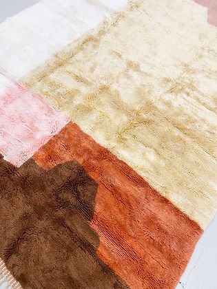 Modern exotic contemporary design Beni Ourain Berber area Moroccan Mrirt 8x10 rugs | wool handmade Moroccan 9x12 rugs - Africancreates