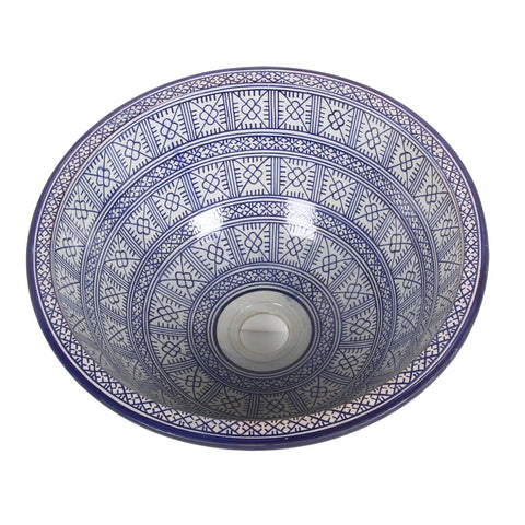 Moroccan artisanal Ceramic sink,handmade bathroom vessel sink,washbasin for bathroom & kitchen,farmhouse sink,Moroccan sink bowl, handcrafted bathroom sink,Moroccan sink handmadedesign - Africancreates