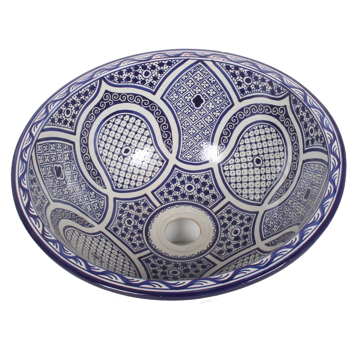 Moroccan Ceramic sink,handmade bathroom vessel sink,washbasin for bathroom & kitchen,farmhouse sink,Moroccan sink bowl, handcrafted bathroom sink,handmade sink - Africancreates