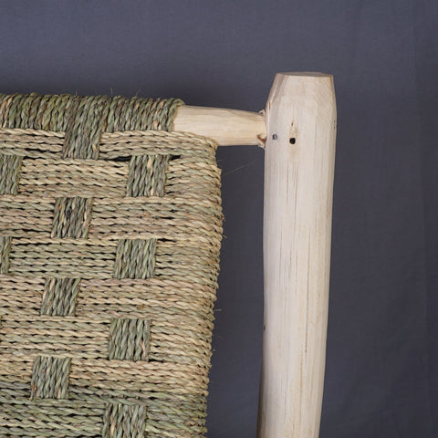 Moroccan Chair, Wooden straw Chair, Armchair, Accent chair - Africancreates