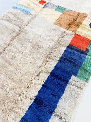 Moroccan contemporary design Beni Ourain rug Berber area Moroccan Mrirt 8x10 rugs | wool handmade Moroccan 9x12 rugs - Africancreates