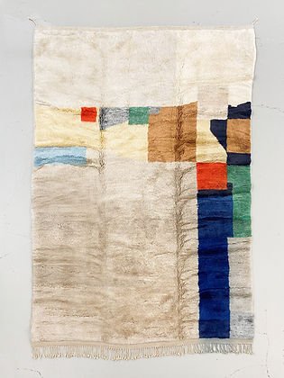 Moroccan contemporary design Beni Ourain rug Berber area Moroccan Mrirt 8x10 rugs | wool handmade Moroccan 9x12 rugs - Africancreates