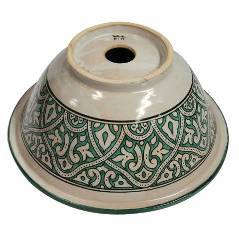 Moroccan handcrafted Ceramic sink,handmade bathroom vessel sink,washbasin for bathroom & kitchen,farmhouse sink,Moroccan sink bowl, handcrafted bathroom sink,handmade sink - Africancreates