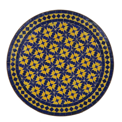 Moroccan mosaic table | Bistro table |Flower Arabic Table | Tea table | Blue Oriental table |moroccan table design - Africancreates